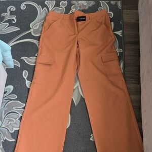 Orange Cargo Pants